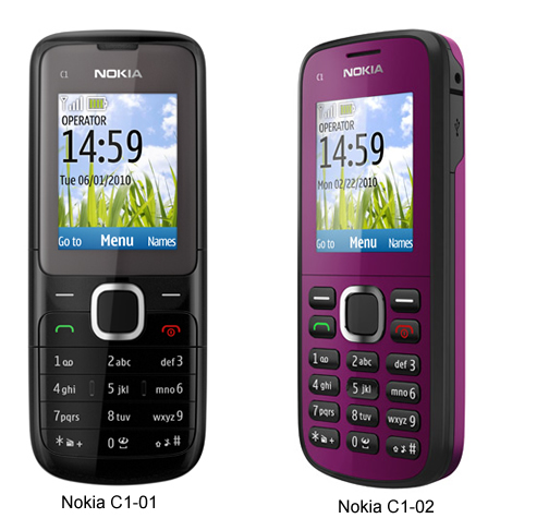 Nokia Announces 4 New C Series Mobiles 