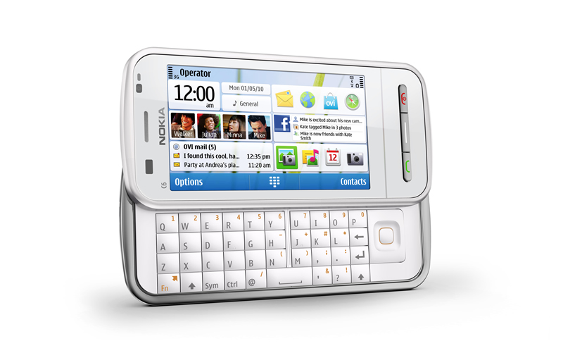 In terms of features the Nokia C3 supports WiFi, has a 2.4 inch screen, 