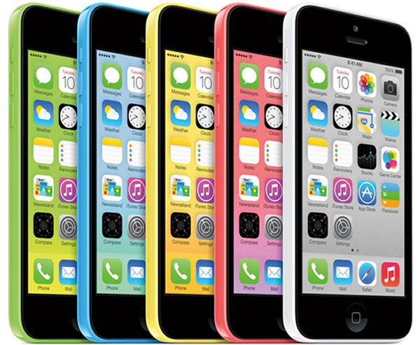 Apple iPhone 5C Colours