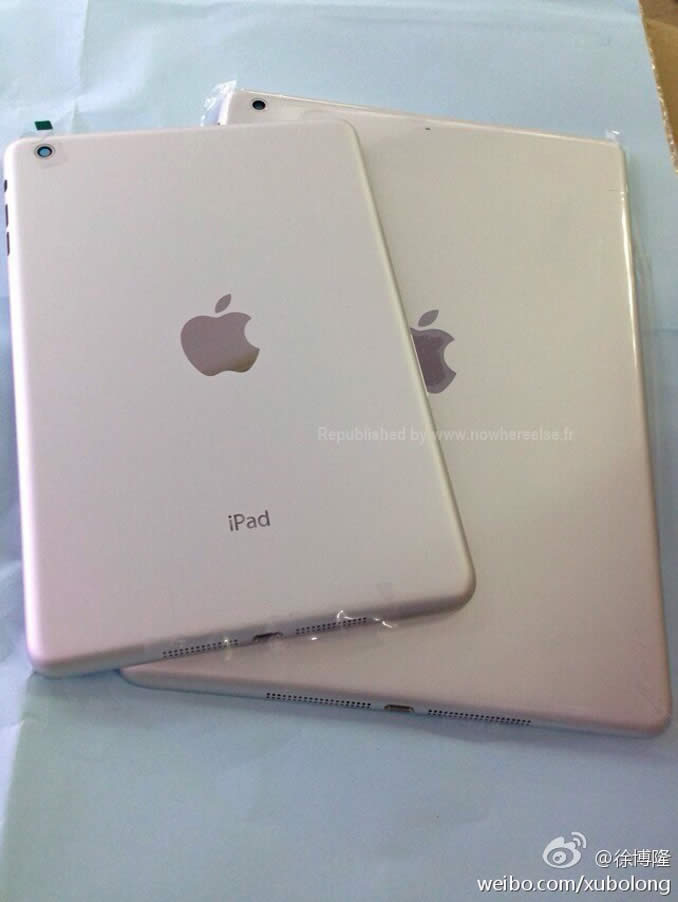 Leaked iPad 5 and iPad Mini 2 cases
