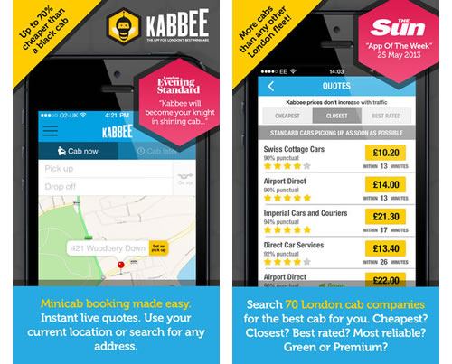 Kabbee Taxi app