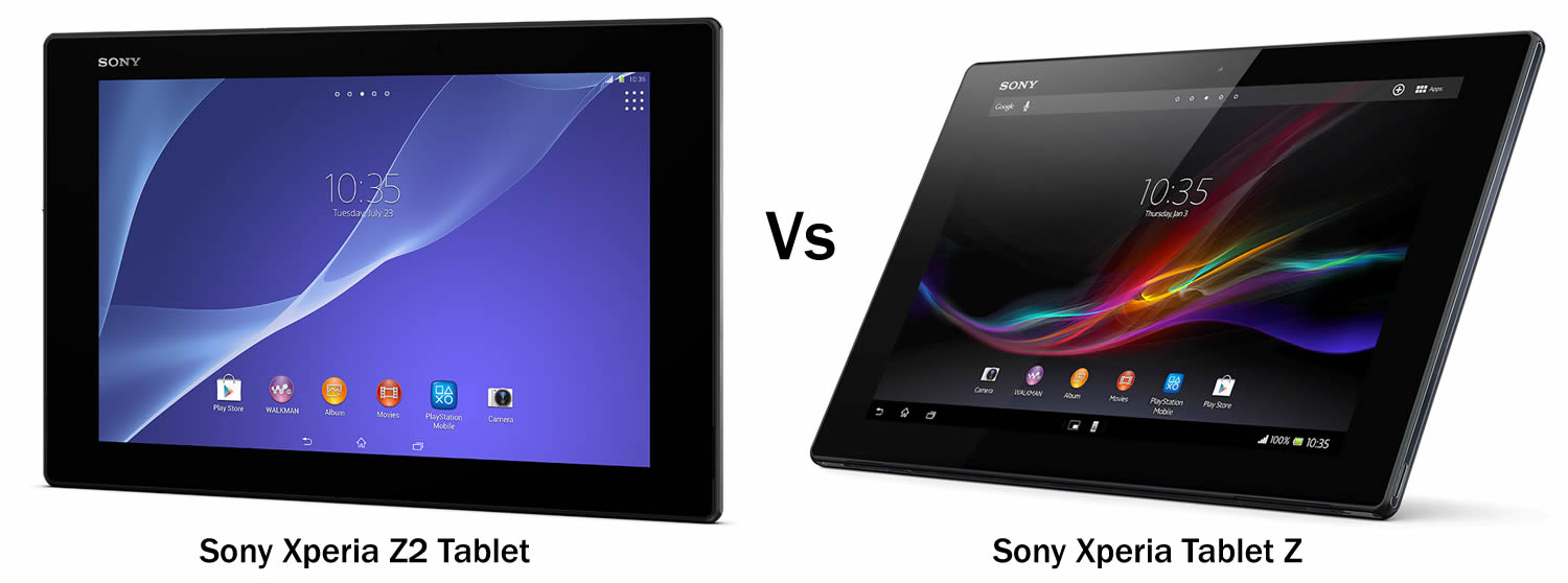 Sony Xperia Z2 Tablet vs Sony Xperia Tablet Z