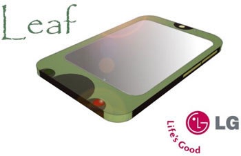 LG Leaf Eco Concept Mobile Announced