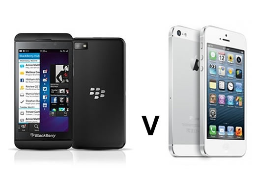 Apple iPhone 5 v Blackberry Z10 – Which should you buy?