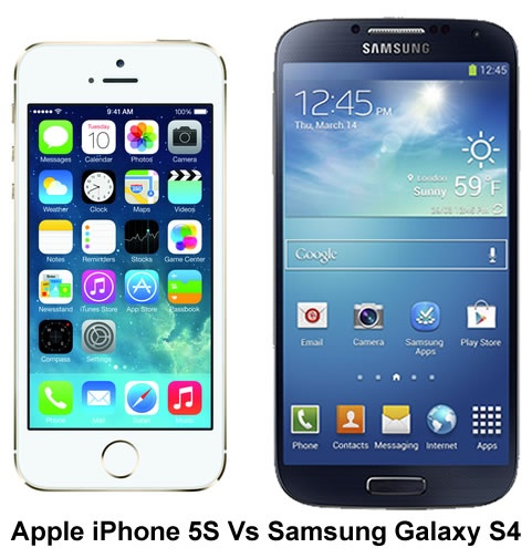 Apple iPhone 5S vs Samsung Galaxy S4