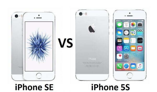 iPhone SE vs iPhone 5S
