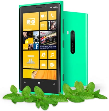 Nokia Lumia 920 - New Mint Green Colour Incoming