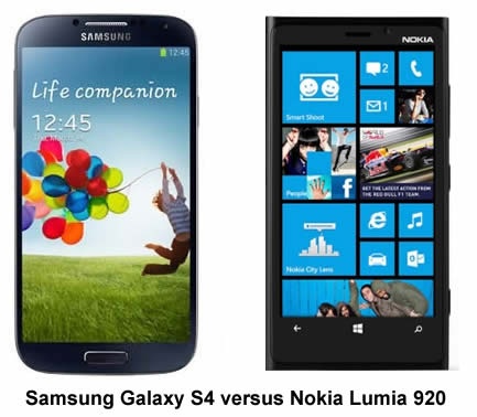 Samsung Galaxy S4 v Nokia Lumia 920 – One Windows Phone, one Android, but which is better?