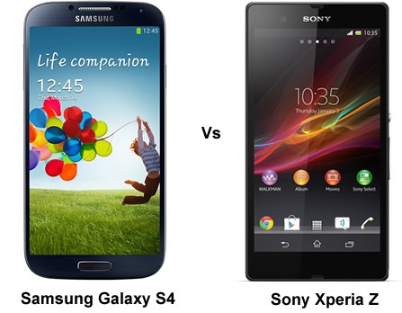 Samsung Galaxy S4 v Sony Xperia Z - Battle Of The Android Heavyweights