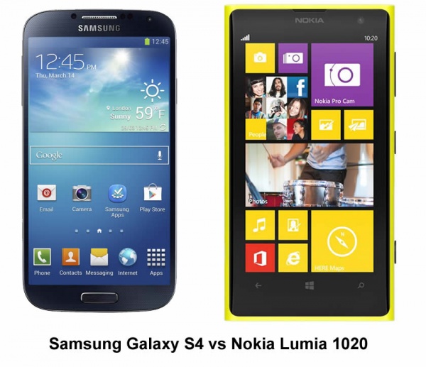 Samsung Galaxy S4 vs Nokia Lumia 1020 – Which is the Best?