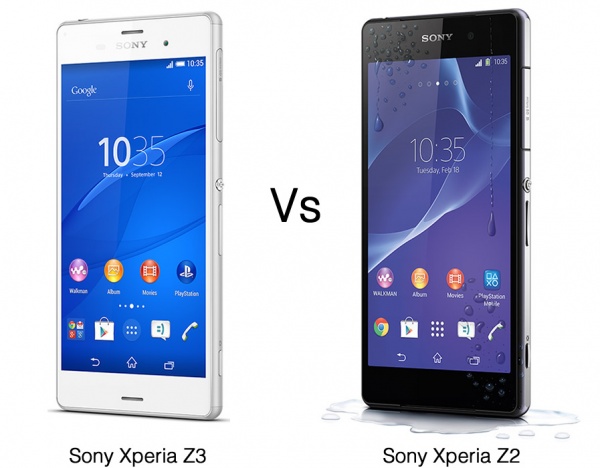 Sony Xperia Z3 vs Sony Xperia Z2: What are the differences?